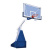 Стойка баскетбольная мобильная ИГРОВАЯ, вынос 1,6 м, с противовесами