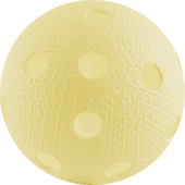 Мяч для флорбола "RealStick", пластик с углубл., IFF Approved, ванильный