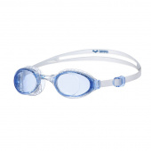 Очки для плавания "ARENA Airsoft", ГОЛУБЫЕ линзы, нерегулируемая переносица, голубая оправа