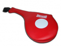 Лапа ракетка (хлопушка) SPRINTER двойная из плотной синтетической кожи. Предназначена для отработка точности и скорости ударов руками и ногами