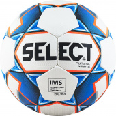 Мяч футзал. "SELECT Futsal Mimas", р.4, IMS, 32 пан, гл.ПУ, руч.сш, бел-гол-оранж